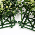 clôture verte artificielle en plastique pour la décoration